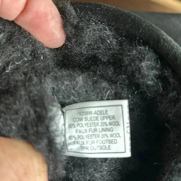 Bearpaw Adele Mid Calf,cow buck upper,wool blend faux fur lining,neverwet - Picture 13 of 14